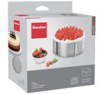 Anneau à gâteau, inox, réglable