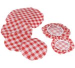 Couvre-couvercle, plastique, assorti, set de 6