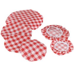 Couvre-couvercle, plastique, assorti, set de 6