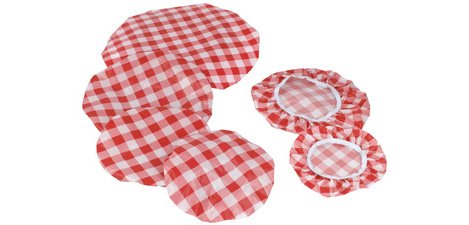 Couvre-couvercle, plastique, assorti, set de 6