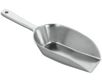 Pelle doseuse, en aluminium, argent