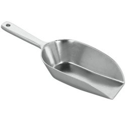 Dosierlöffel, aus Aluminium, silber