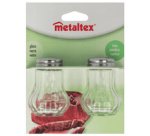 Salz- und Pfefferstreuer, Glas, Set aus 2