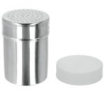 Streuer, Edelstahl, Perforation 1 mm