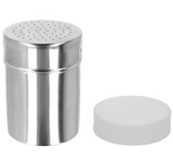 Streuer, Edelstahl, Perforation 1 mm