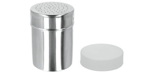 Saupoudreuse, inox, perforation 1 mm