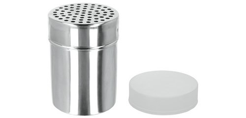 Saupoudreuse, inox, perforation 2 mm