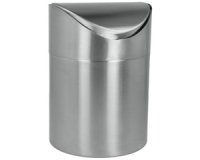 Poubelle de table, 1,5 litre, en inox