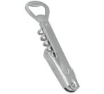 5-in-1 sommeliermes, van roestvrij staal, zilver