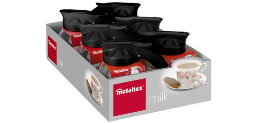 Universal pouring pot 'Milk', round, in display