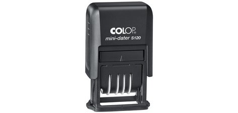Tampon dateur mini-dater S120 SD, noir