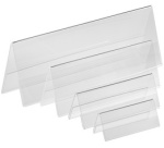 Table name holder, 210 x 75 mm, set of 5