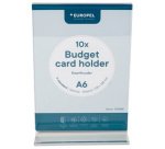 Budget Display Holder, A6 Portrait, Upright