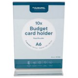 Porte-visuel Budget, A6 portrait, droit