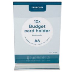 Budget-displayhouder, A6 portret, recht