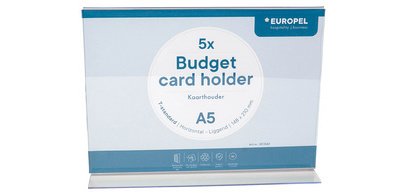 Visitenkartenhalter Budget, A5 Querformat, rechts