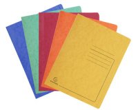 Chemise à lamelle carte lustrée 355gm2 - A4 - Jaune