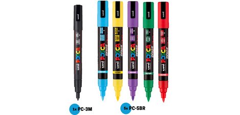 Marqueur à pigment 'Ma première mallette', set de 6