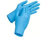 Einweg-Schutzhandschuh u-fit, Größe L, blau