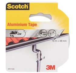 Scotch ruban de réparation aluminium, ft 48 mm x 15 m, sous blister