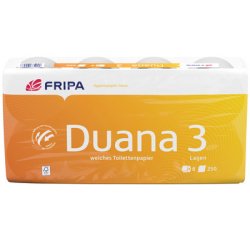 Fripa Papier toilette Duana, 3 couches, extra blanc