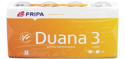Fripa Papier toilette Duana, 3 couches, extra blanc