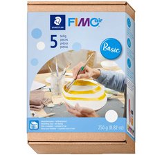 Kit de pâte à modeler Basic, durcit à l'air, 5 pièces