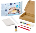 Kit de pâte à modeler Basic, durcit à l'air, 5 pièces