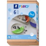 Kit de pâte à modeler Bowl, durcit à l'air, 6 pièces