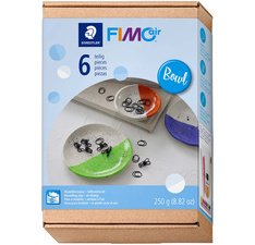 Kit de pâte à modeler Bowl, durcit à l'air, 6 pièces