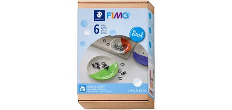 Kit de pâte à modeler Bowl, durcit à l'air, 6 pièces