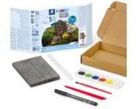 Kit pâte à modeler Halloween 'Fantômes', durcit à l'air