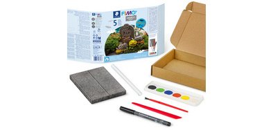 Kit pâte à modeler Halloween 'Tombe', durcit à l'air