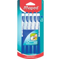 Feutre effaçable à sec Marker'Peps, blister de 5, bleu