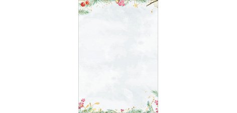 Papier à motif de Noël 'Christmas Magic Watercolor'