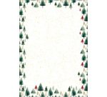 Papier à motif de Noël 'Little Pines' A4, 100 feuilles