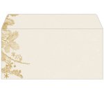 Enveloppe à motif de Noël 'Golden Christmas', long
