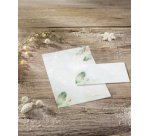 papier Enveloppe motif de Noël 'Christmas Forest Watercolor'