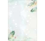papier Enveloppe motif de Noël 'Christmas Forest Watercolor'