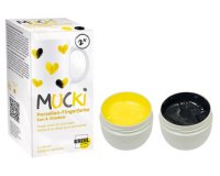 Gouache aux doigts pour porcelaine 'MUCKI', set de 2