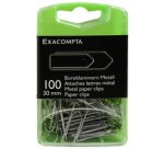 Boîte de 100 attaches lettres métal 30mm - Argent