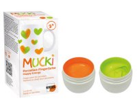 Gouache aux doigts pour porcelaine 'MUCKI', set de 2