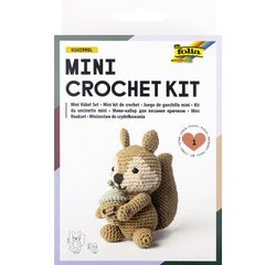 Mini-kit de crochet 'SQUIRREL', motif écureuil
