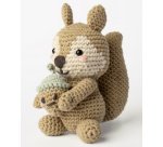 Mini-kit de crochet 'SQUIRREL', motif écureuil