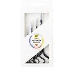 Set de vrilles pour châtaignes, inox, 4 pièces, noir
