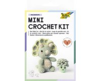 Mini-kit de crochet 'TRICERATOPS', motif dinosaure