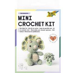 Mini-kit de crochet 'TRICERATOPS', motif dinosaure