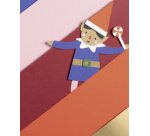 Bloc papier de couleur / carton de bricolage NOEL, A6