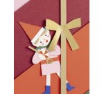 Bloc papier de couleur / carton de bricolage NOEL, A4