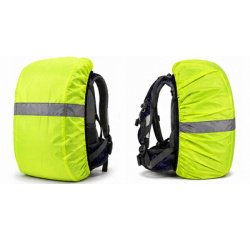 Housse imperméable pour sac à dos & cartable, jaune fluo